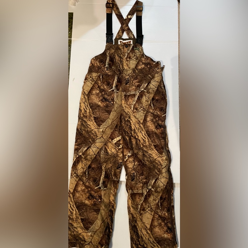 Gamehide Camoflauge Hunting Insulated Overall / Bib Size XL 13 Yth/S Adult